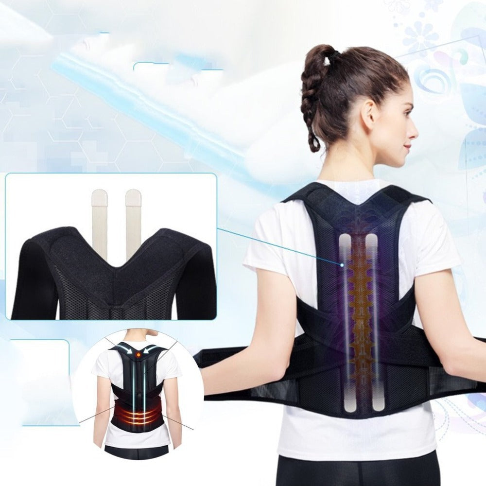 Adjustable Posture Corrector Belt – Back & Shoulder Support Brace