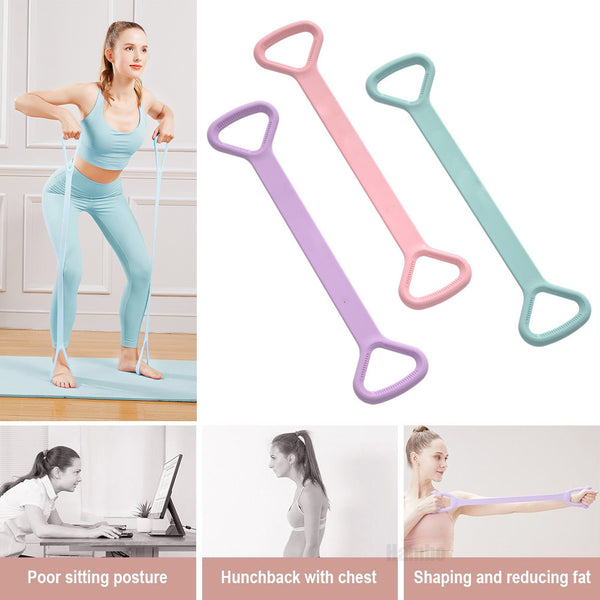 Yoga Fitness Resistance Bands | Arm, Back & Stretch Training
