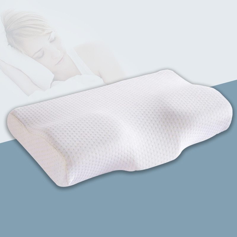 Orthopedic Memory Foam Cervical Pillow – Butterfly Shaped Neck Support for Better Sleep & Spinal Alignment