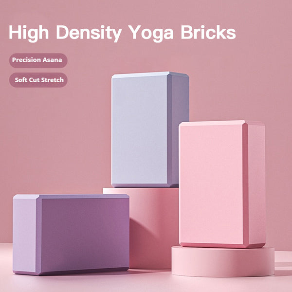 Yoga Bricks & Foam Blocks | Stretching & Support Tools -Gym Blocks Training Exercise Fitness